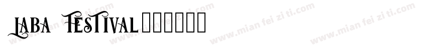 Laba Festival字体转换